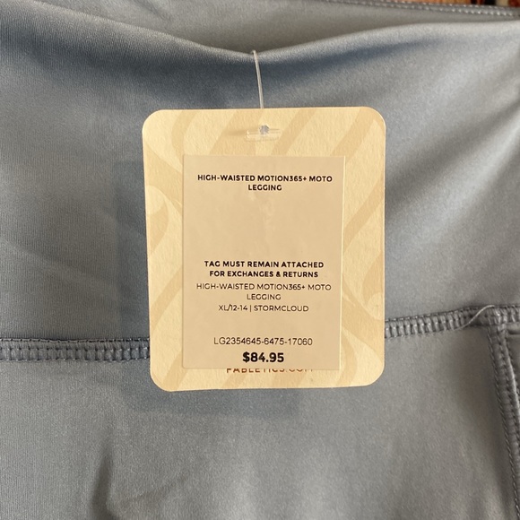 ⭐️ Fabletics Motion365+ High-Waisted Moto Legging ⭐️ FINAL SALE ⭐️ - Picture 3 of 4